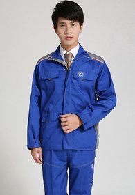 大眾汽車維修工作服定制-左胸刺繡logo